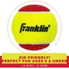 image:imageFranklin Sports Starter Tennis Balls  Pressureless Low Bounce for Beginners  Great for Training  Practice  3 Pack  All Court SurfaceRed
