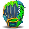 image:imageFranklin Sports Teeball Meshtek Gloves NavyLimeOrange Right Hand Throw 95