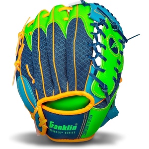 image:imageFranklin Sports Teeball Meshtek Gloves NavyLimeOrange Right Hand Throw 95
