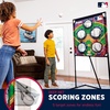 image:imageFranklin Sports Target Toss Games  Kids Football  Baseball Target Toss Games for Indoors  Outdoors  Fun Football  Baseball Throwing Games for Kids  Includes Targets  Mini Toy BallsMLB Baseball