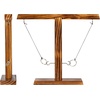 image:imageFranklin Sports Dueling Ring Hooking Game  Fun Wooden Adult and Kid Party Indoor Game Room Activity  Two Rings and Score Tracker Included