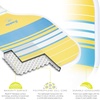 image:imageFranklin Sports Nash Max Grit Fiberglass Pickleball Paddle  YellowBlueGreen Multi