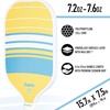 image:imageFranklin Sports Nash Max Grit Fiberglass Pickleball Paddle  YellowBlueGreen Multi