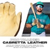 image:imageFranklin Sports MLB Powerstrap Infinite Batting Gloves  VanillaMocha  Adult L