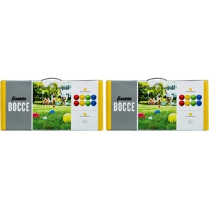 image:imageFranklin Sports Bocce Set  8 All Weather Bocce Balls and 1 Pallino  Beach Backyard or Outdoor Party Game  Starter Set Pack of 2