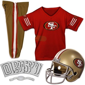 image:imageFranklin Sports NFL Kids Football Uniform Costume  Helmet Jersey  PantsSan Francisco 49ers