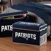 image:imageFranklin Sports NFL Storage Footlocker Bins  Large Folding Organizer Containers  NFL Team Office Bedroom  Living Room Dcor  Large  Small BinsNew England Patriots