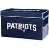 image:imageFranklin Sports NFL Storage Footlocker Bins  Large Folding Organizer Containers  NFL Team Office Bedroom  Living Room Dcor  Large  Small BinsNew England Patriots