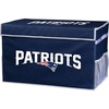 image:imageFranklin Sports NFL Storage Footlocker Bins  Large Folding Organizer Containers  NFL Team Office Bedroom  Living Room Dcor  Large  Small BinsNew England Patriots