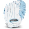 image:imageFranklin Sports CTZ FP Softball Glove  120 BasketWeb  White  Blue