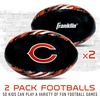 image:imageFranklin Sports NFL Chicago Bears Mini Soft Kids Footballs  2 Pack of Kids Indoor  Outdoor Soft Sport Balls  4 Inch Team Toy Footballs for Kids  NFL Youth Fan Shop