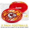 image:imageFranklin Sports NFL Kansas City Cheifs Mini Soft Kids Footballs  2 Pack of Kids Indoor  Outdoor Soft Sport Balls  4 Inch Team Toy Footballs for Kids  NFL Youth Fan Shop