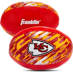 image:imageFranklin Sports NFL Kansas City Cheifs Mini Soft Kids Footballs  2 Pack of Kids Indoor  Outdoor Soft Sport Balls  4 Inch Team Toy Footballs for Kids  NFL Youth Fan Shop