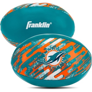 image:imageFranklin Sports NFL Miami Dolphins Mini Soft Kids Footballs  2 Pack of Kids Indoor  Outdoor Soft Sport Balls  4 Inch Team Toy Footballs for Kids  NFL Youth Fan Shop