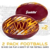 image:imageFranklin Sports NFL Los Angeles Chargers Mini Soft Footballs  4 2 Pack