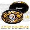 image:imageFranklin Sports NFL Pittsburgh Steelers Mini Soft Footballs  4 2 Pack