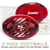 image:imageFranklin Sports NFL San Francisco 49ers Mini Soft Footballs  4 2 Pack