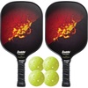 image:imageFranklin Sports 2 Paddle and 4 X40 Outdoor Pickleball Set  Polypropylene Core  Fiberglass Surface