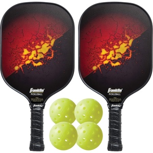 image:imageFranklin Sports 2 Paddle and 4 X40 Outdoor Pickleball Set  Polypropylene Core  Fiberglass Surface